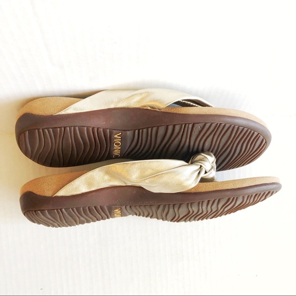 Vionic Pippa Supportive Sandals Champagne Gold 7 - Picture 7 of 10